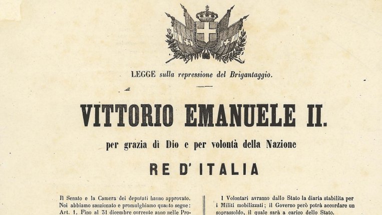 La Legge Pica del 1863: quando il Sud Italia fu consegnato ai tribunali militari